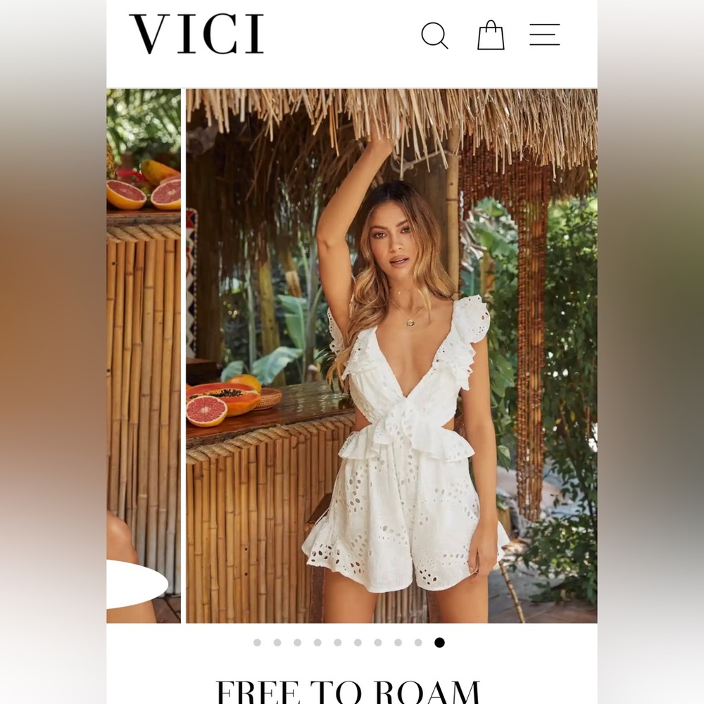 Vici dolls cutout romper